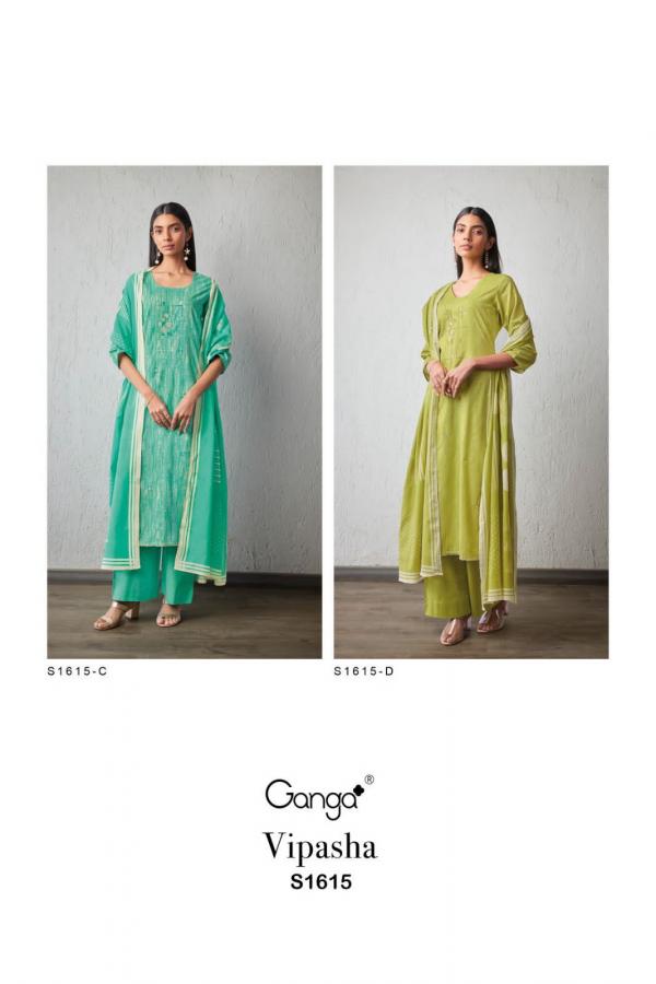 Ganga Vipasha S1615 Occasional Cotton Salwar Kameez Collection